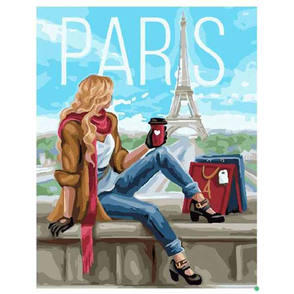 Картина за номерами Шопінг у Парижі 40*50 см GX25782