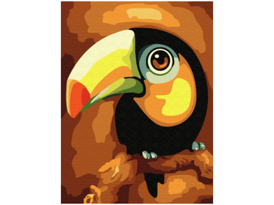 Картина за номерами "Цікавий тукан" MEX5063