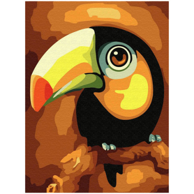Картина за номерами "Цікавий тукан" MEX5063