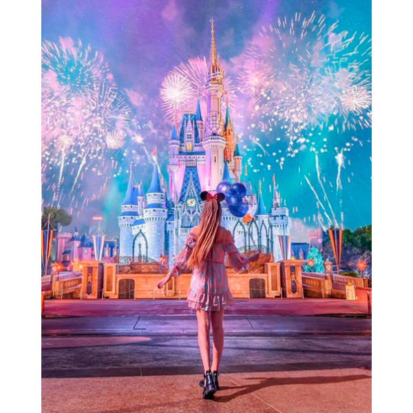 Картина за номерами "Чарівний феєрверк" тм Лавка Чудес 40 x 50 см у коробі LC10023