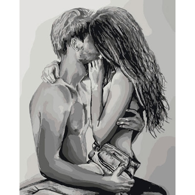 Картина за номерами "Пристрасна парочка" ТМ Крамниця Чудес 40 x 50 см LC10094 Картина за номерами "Пристрасна парочка" ТМ Крамниця Чудес 40 x 50 см LC10094