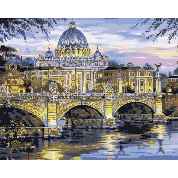 Картина за номерами "Ватикан" тм Лавка Чудес 40 x 50 см у коробці LC30106