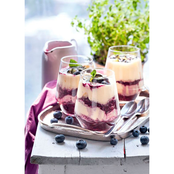 Картина за номерами "Чорничний десерт" тм Лавка Чудес 40 x 50 см у коробці LC50002