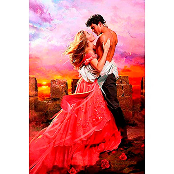 Картина за номерами "Пристрасть на заході сонця" LC10092