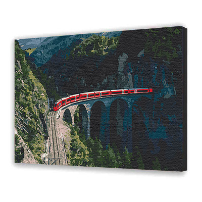 Картина за номерами "Подорож у серце Швейцарії" 40х50 см 10556-AC
