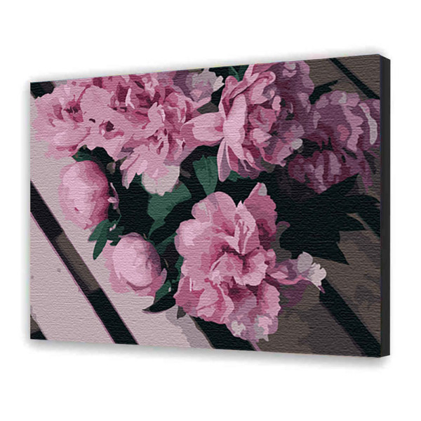 Картина за номерами з лаком ArtCraft квіти "Пивония Катарина" 40х50 см 13110-AC