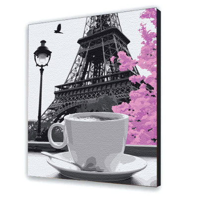 Картина за номерами "Кава в Парижі" 40х50 см 11208-AC