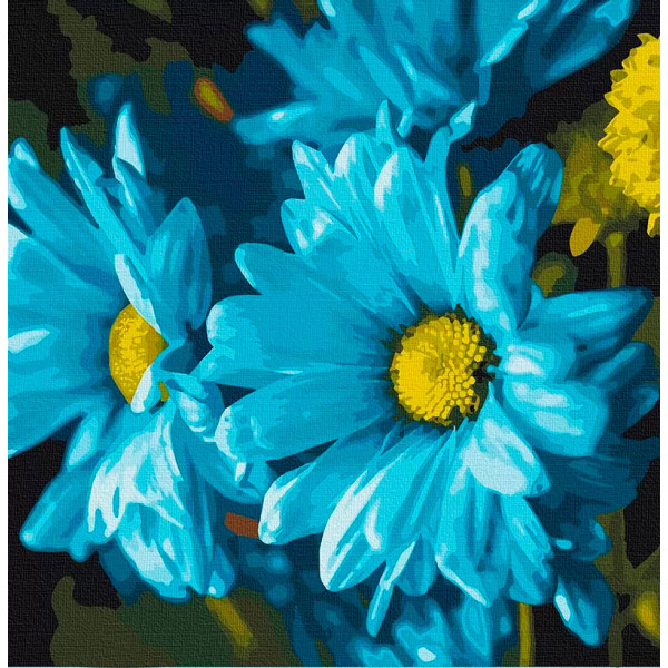 Картина за номерами квіти "Ромашки" 40х40 см 13115-AC Картина за номерами квіти "Ромашки" 40х40 см 13115-AC