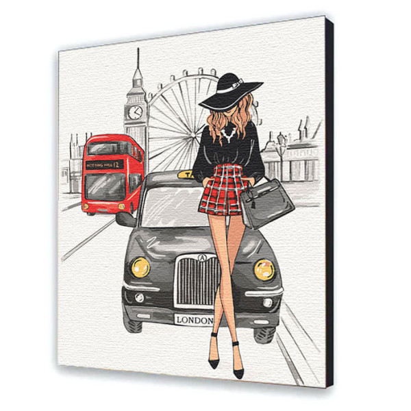 Картина за номерами з лаком ArtCraft "Елегантність Лондона" 38*50 см 10228-AC