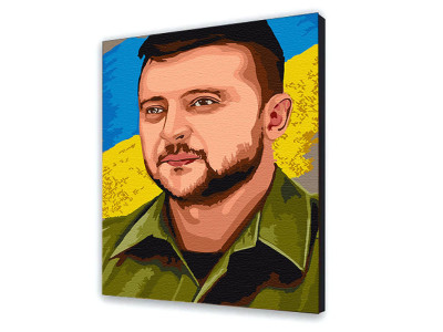 Картина за номерами українська тематика "Людина року" 40*50 см 10403-NN