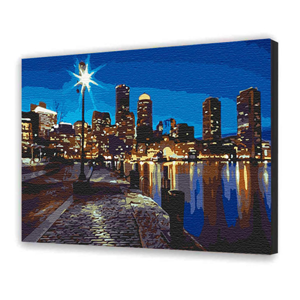Картина за номерами "Вечірнє місто" 40*50 см 11004-AC