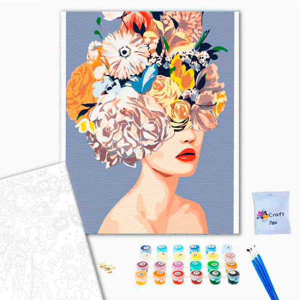 Картина за номерами "Яскрава ніжність" 30*40 см 10048-AC