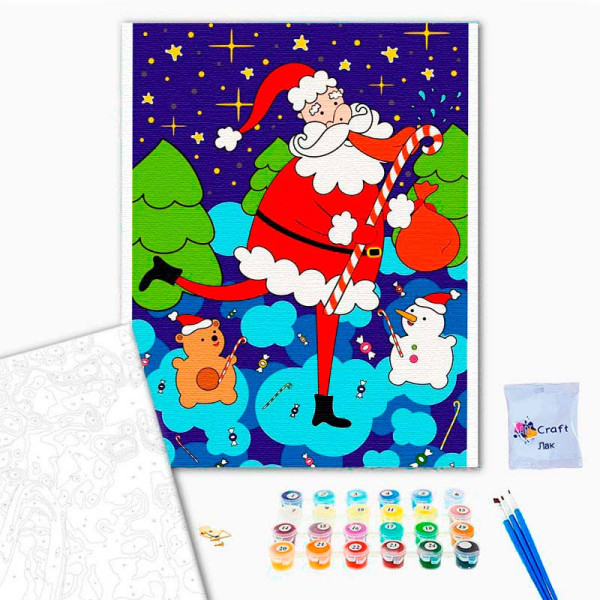 Картина за номерами "Святковий настрій" 30*40 см @ 15024-AC