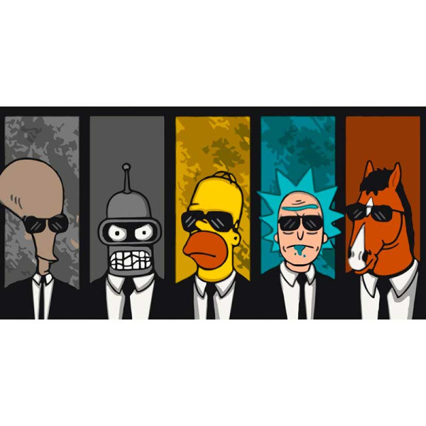 Набір для розпису "Нескорені" 40*80 см 16055-AC