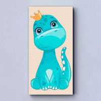 Картина за номерами "Cute dino" ArtCraft 40*80 см 15112-AC