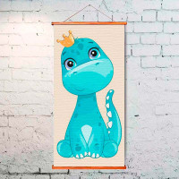 Картина за номерами "Cute dino" ArtCraft 40*80 см 15112-AC