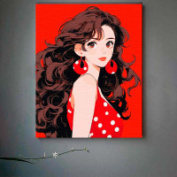 Картина за номерами "Anime girl" ArtCraft 40*50 см 10132-AC