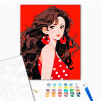Картина за номерами "Anime girl" ArtCraft 40*50 см 10132-AC