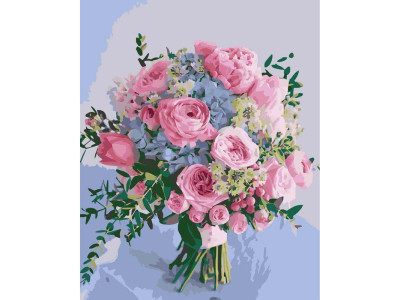 Картина за номерами "Романтичний букет" ArtCraft 40*50 см 13085-AC