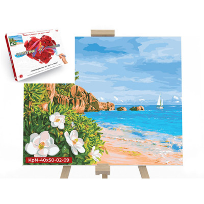 Креативна творчість Картина за номерами на полотні 40 х50 см у коробці "Мор KpN-40х50-02-09