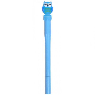 Ручка гелевая "Сова" GP-1099(Blue) светится