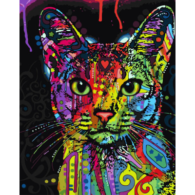 Картина по номерам Абиссинская кошка GX9868