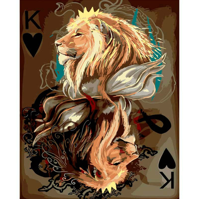 Картина за номерами Карта короля Strateg 40х50 см DY200