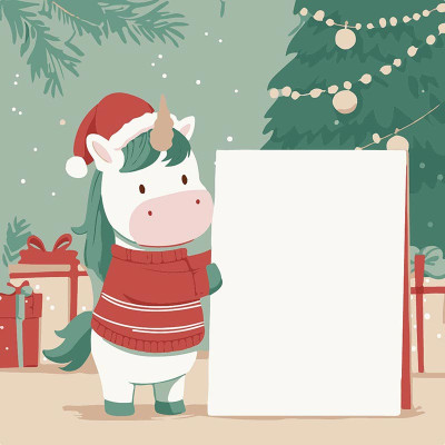 Картина за номерами Stateg Єдиноріг з листівкою 20х20 см HH8017-