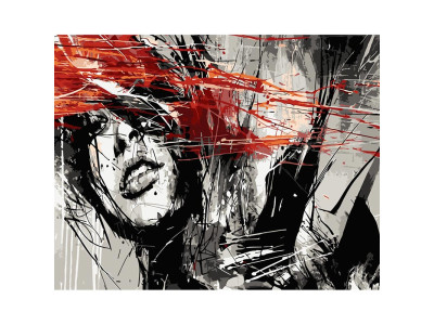 Картина за номерами Stateg Крик душі 40х50 см DY136