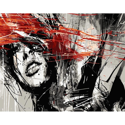 Картина за номерами Stateg Крик душі 40х50 см DY136