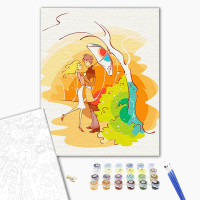 Картина за номерами з лаком ArtCraft "Почуття. Жовтень" 30*38 см 10252-AC Картина за номерами з лаком ArtCraft "Почуття. Жовтень" 30*38 см 10252-AC