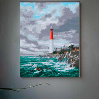 Картина за номерами "Морський маяк" 40*50 см 10582-AC