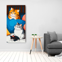 Картина за номерами "Пухнастики" 40*80 см 11516-AC