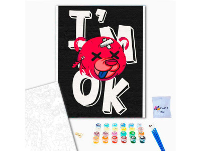 Картина за номерами "IM OK" 30*40 см 11538-AC