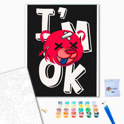Картина за номерами "IM OK" 30*40 см 11538-AC