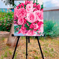 Картина за номерами "Рожевий букет" ArtCraft 40*50 см 13086-AC