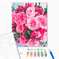 Картина за номерами "Рожевий букет" ArtCraft 40*50 см 13086-AC