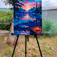 Картина за номерами "Зимовий пейзаж" 40*50 см 11056-AC