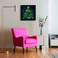 Картина за номерами "Святкова змія" ArtCraft 40*40 см 11589-AC