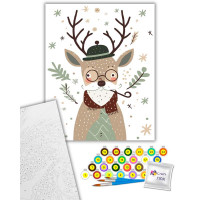 Картина за номерами "Містер Олень" ArtCraft 40*50 см 11592-AC