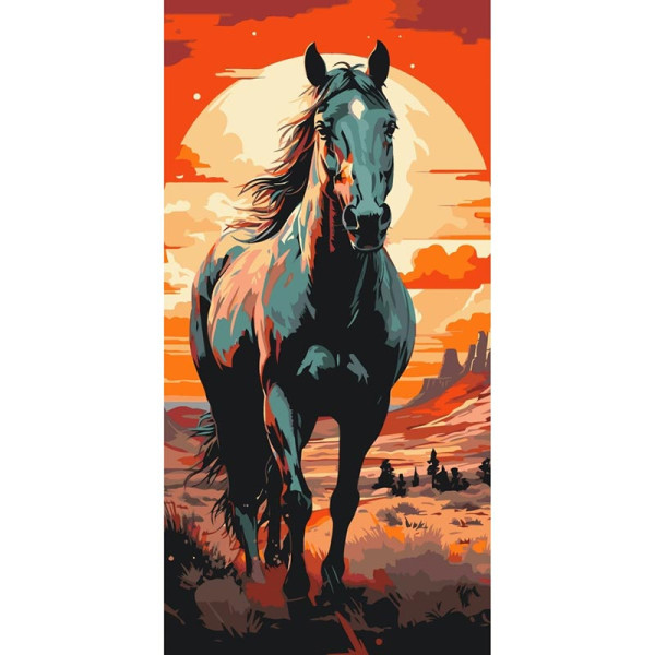 Картина за номерами Art Craft "Horse art" 40x80 см 11541-AC