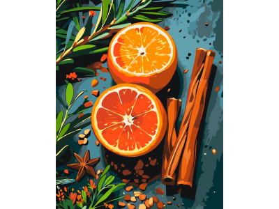 Картина за номерами ArtCraft "Спеції для глінтвейну" 40x50 см 12042-AC