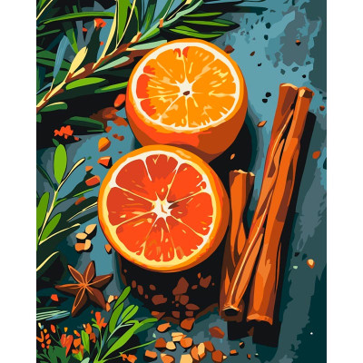 Картина за номерами ArtCraft "Спеції для глінтвейну" 40x50 см 12042-AC