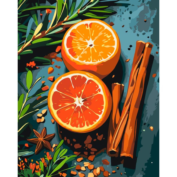 Картина за номерами ArtCraft "Спеції для глінтвейну" 40x50 см 12042-AC