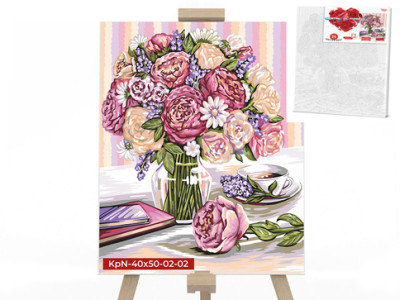 Картина за номерами Danko Toys "Букет" 40x50 см KpNe-40х50-02-02 Картина за номерами Danko Toys "Букет" 40x50 см KpNe-40х50-02-02