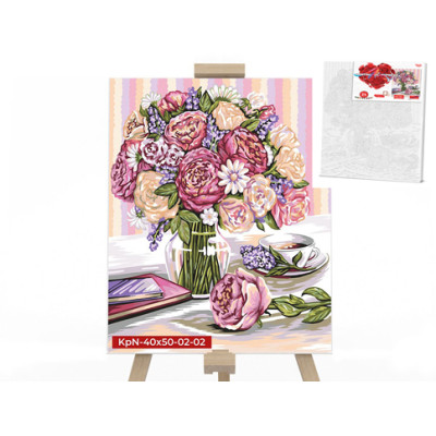 Картина за номерами Danko Toys "Букет" 40x50 см KpNe-40х50-02-02