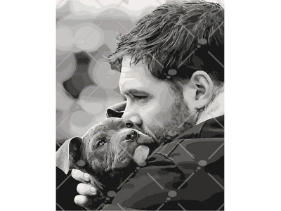 Картина за номерами "Улюблений друг" 40*50 см КНО4560