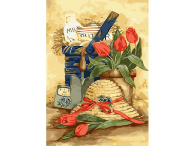 Картина за номерами На дачі 35*50 40*50 40*50 КНО2215