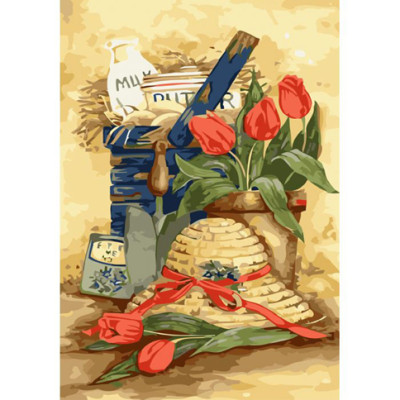 Картина за номерами На дачі 35*50 40*50 40*50 КНО2215