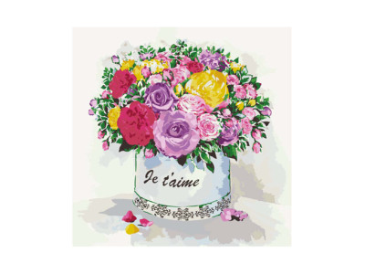 Картина за номерами Подарунок коханій 40*40 КНО2089